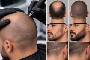 Трихопигментация волос: визуальное увеличение густоты, коррекция линии роста и маскировка рубцов