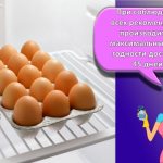сырые яйца в холодильнике